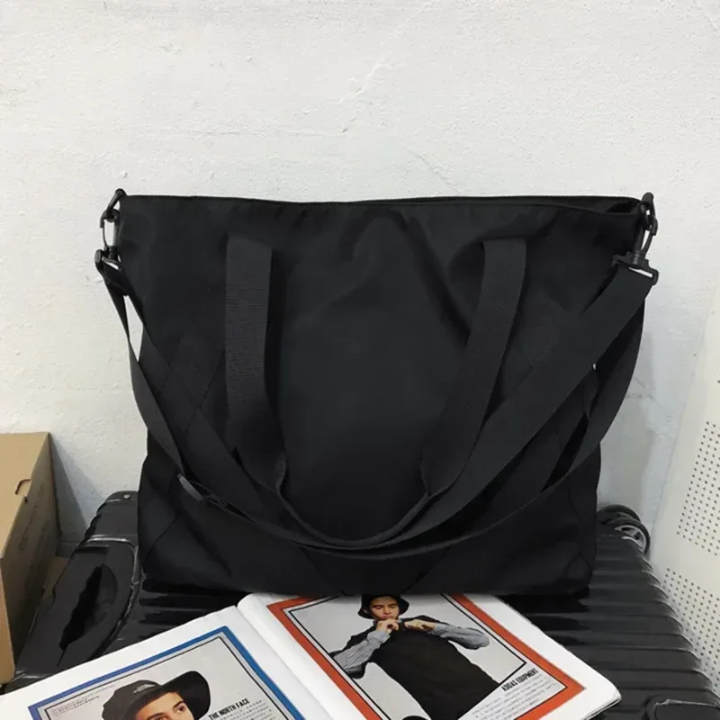 sac fourre-tout décontracté pour homme, grand sac à main pour homme, sac à bandoulière de grande capacité, adapté aux voyages de courte distance, mode initiée