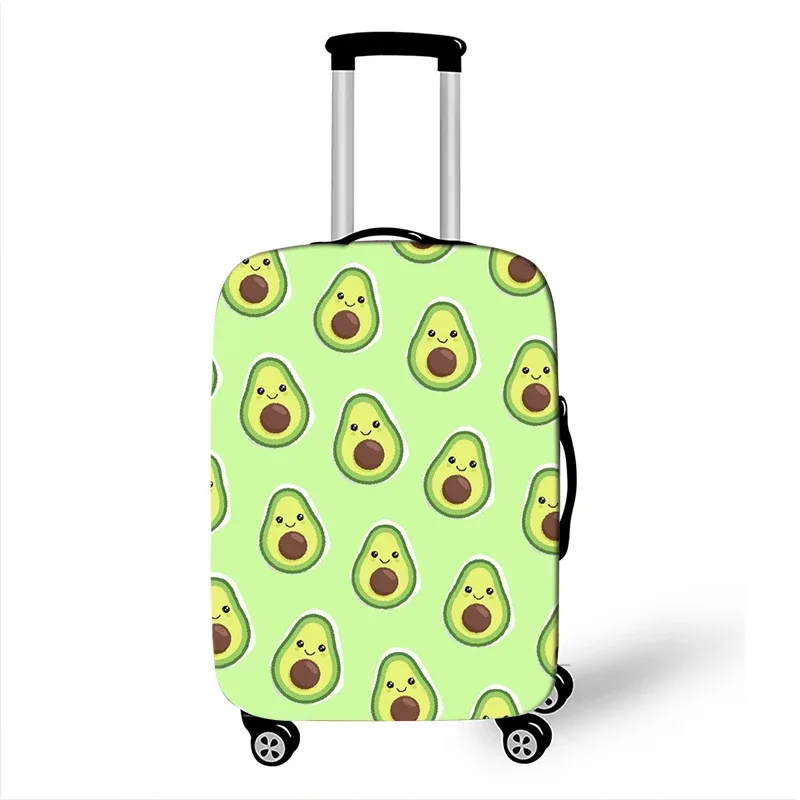 juste de bagage à motif d'avocat de style drôle, étui de protection anti-poussière pour valise logique, mode, 18 "-32"