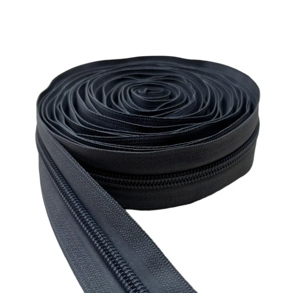 5 #   ruban de fermeture éclair en nylon arc-en-ciel sans curseur, 1-10m, fermetures éclair au mètre, kit de réparation de fermetures éclair pour sacs et fournitures