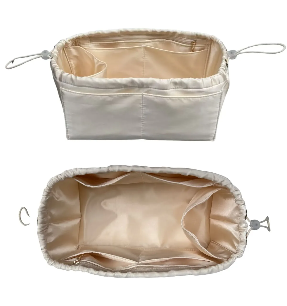 organisateur de sac à main soyeux lisse, soie, sac à main de luxe fourre-tout en façonnant les sacs, pour femmes, convient aux sacs birkin 25/30/35/40
