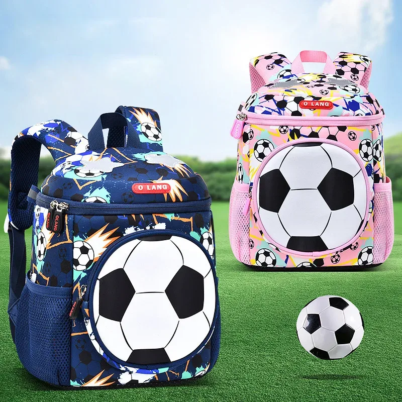 sacs d'école de football 3d pour garçons, sacs à dos d'école pour enfants de la maternelle, sac de voyage pour étudiants, pack pour enfants mochila infantil escolar