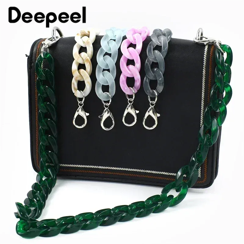 deepeel – sangles de sacs en acrylique coloré, 60cm, chaînes de sac à main, sangle d'épaule, pièces de rechange, accessoires de quincaillerie de bricolage, 1 à 5 pièces