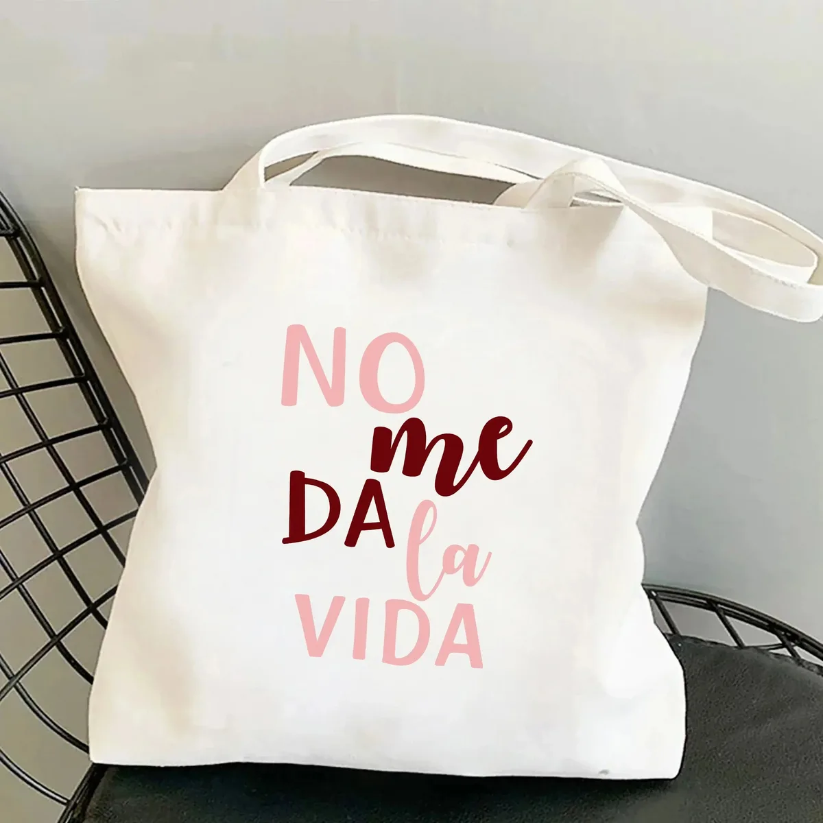 femmes sac à bandoulière graphique harajuku shopper sacs grande capacité toile fourre-tout sac à main sans fermeture éclair eco décontracté fille sacs à main