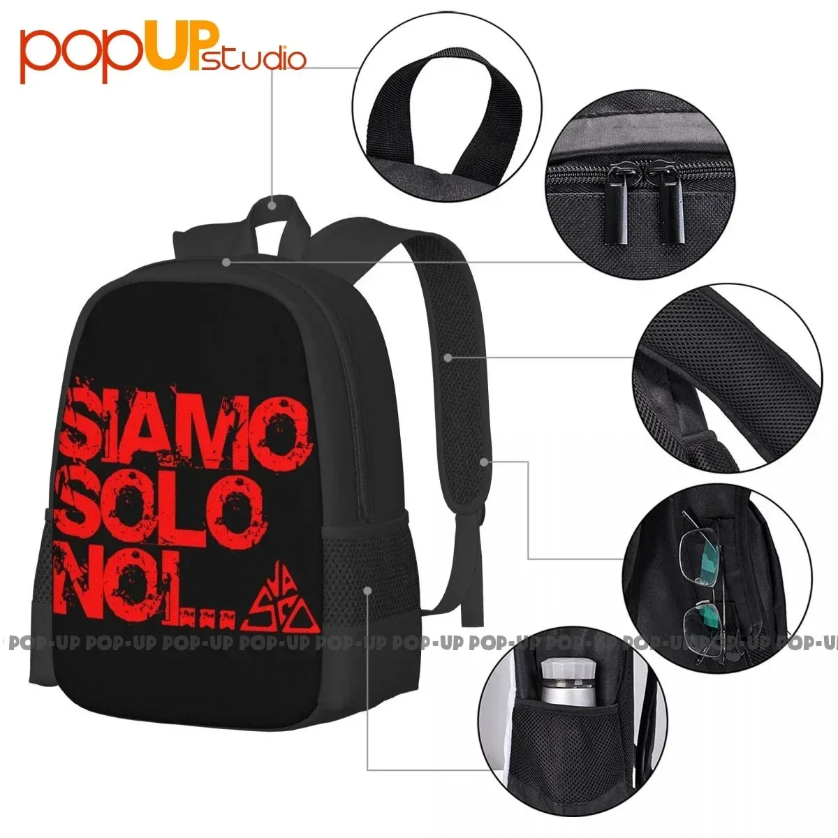 vasco we just us vasco rossi blasco excellent sac à dos grande capacité sac à chaussures chaudes sac fourre-tout de sport grande capacité