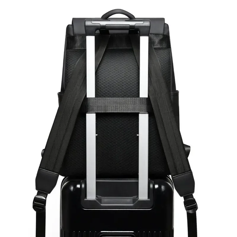 sac à dos unisexe décontracté et tendance pour les trajets professionnels, grande capacité, sac pour ordinateur portable 15 pouces, en tissu oxford, antivol, sac à bandoulière