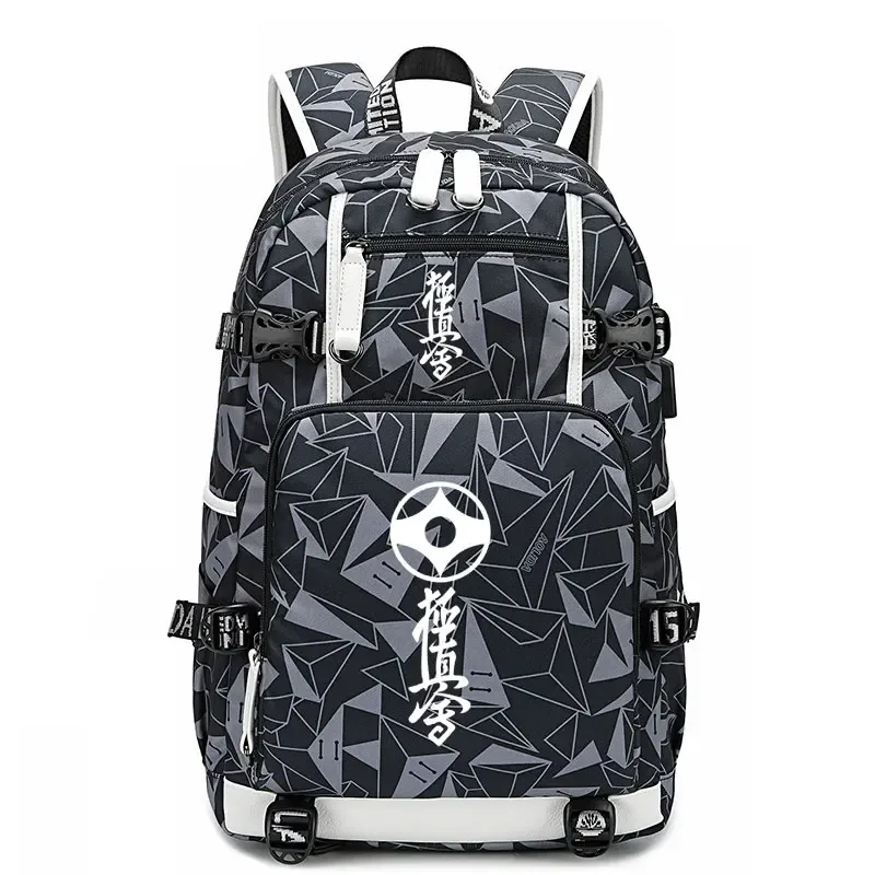 kyokushin-sac à dos de karaté, cartable wukong, oxford fashion, sacoche décontractée à fermeture éclair pour ordinateur portable, étudiant, anime, nouvelle collection