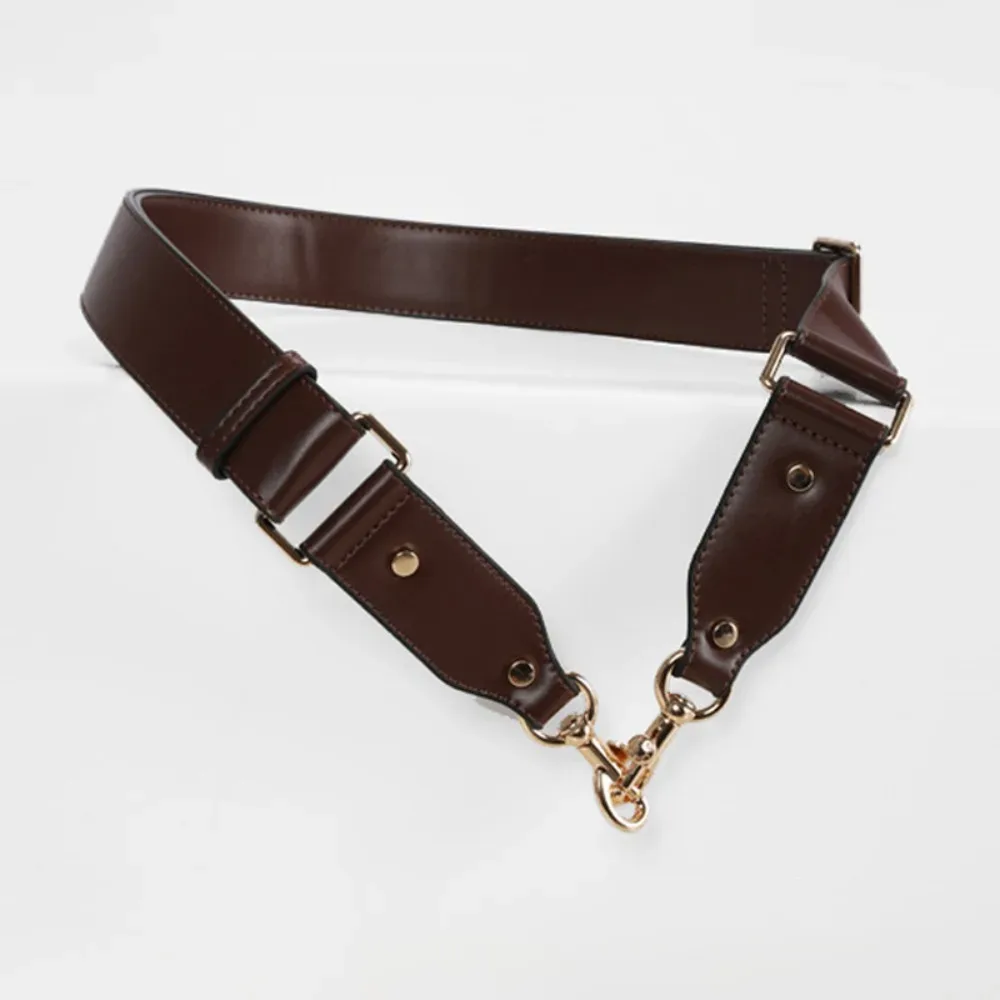 sangle de sac à bandoulière en cuir pu pour femmes, réglable, large et détachable, ceintures de remplacement durables, accessoires de sac