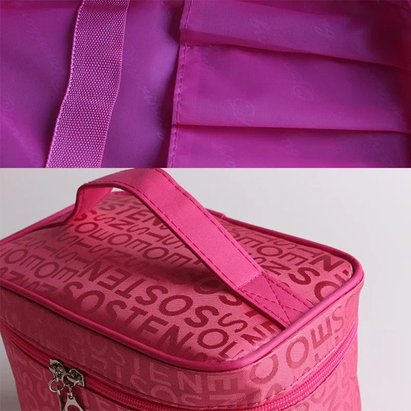 sac à cosmétiques pliable avec lettres 2021, trousse de toilette étanche pour femmes, nécessaire de lavage, sac de rangement de voyage, sacs de maquillage professionnels cq95