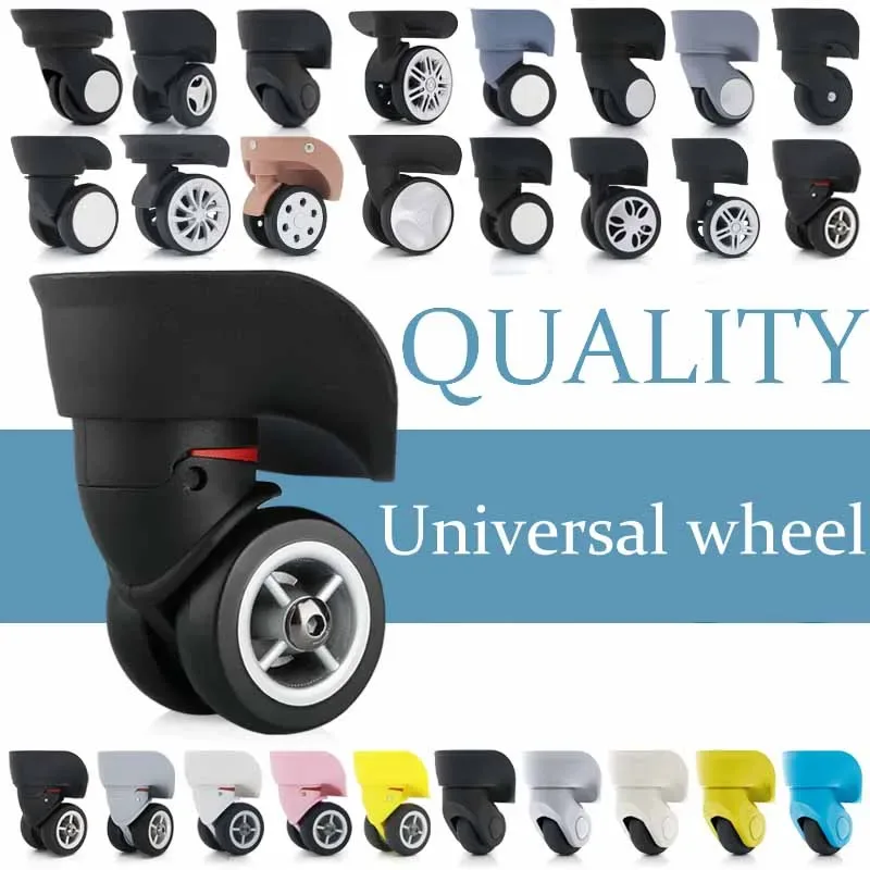 Roue universelle bagages maquillage valise accessoires dans roues chariot mode valise accessoire roues roulantes réparation roulettes
