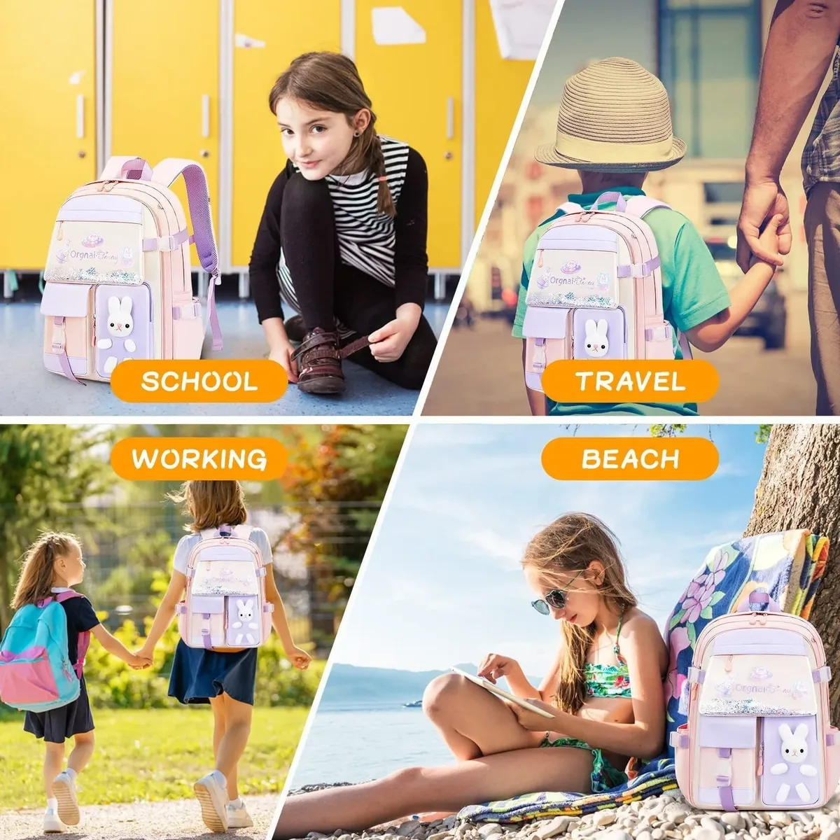 sac à dos scolaire, sacoche pour ordinateur portable, sac d'école pour enfants (sac à dos de loisirs, sac à dos pour femme, sac à dos de jour, sacoche pour ordinateur portable, ergonomique pour les adolescents et les jeunes filles), sac à dos pour l'école, le cyclisme, les loisirs et les voyages