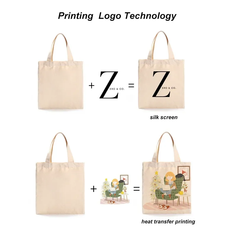 vente en gros de sacs d'épicerie en coton réutilisables personnalisés, 50 pièces/lot, logo imprimé, sac fourre-tout en toile haute capacité