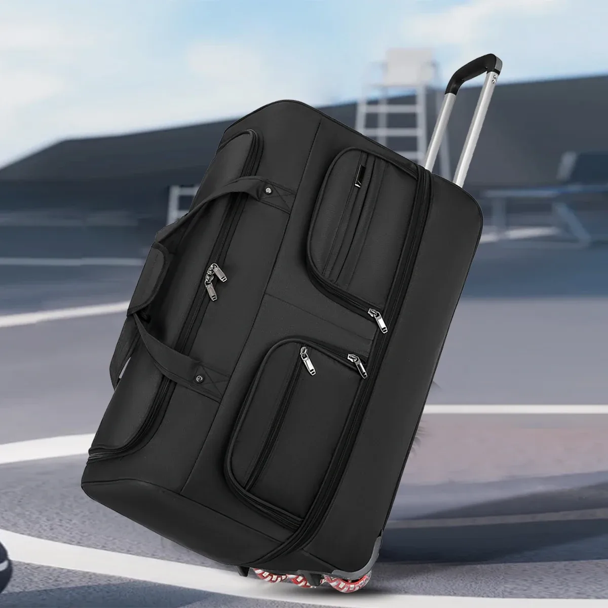 nouveau sac de voyage tendance 2026 grande capacité pour femme, sac de sport pour homme, sac de voyage imperméable, sac à roulettes, sac polochon
