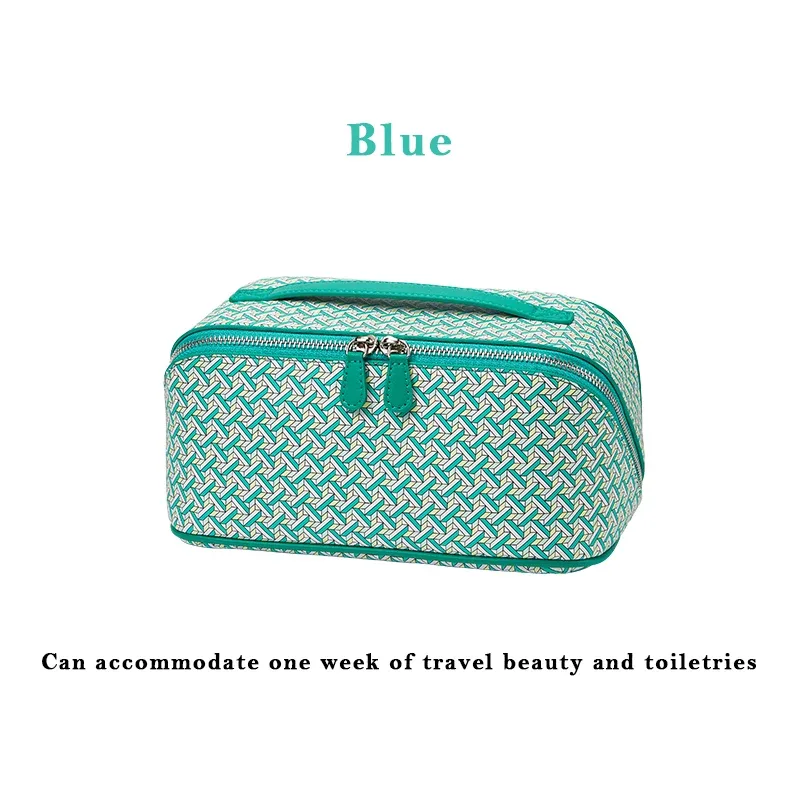 trousse de maquillage peinture à l'encre pour femme 2025 – nouvelle trousse de rangement grande capacité haut de gamme, sac de toilette pratique et accessoires