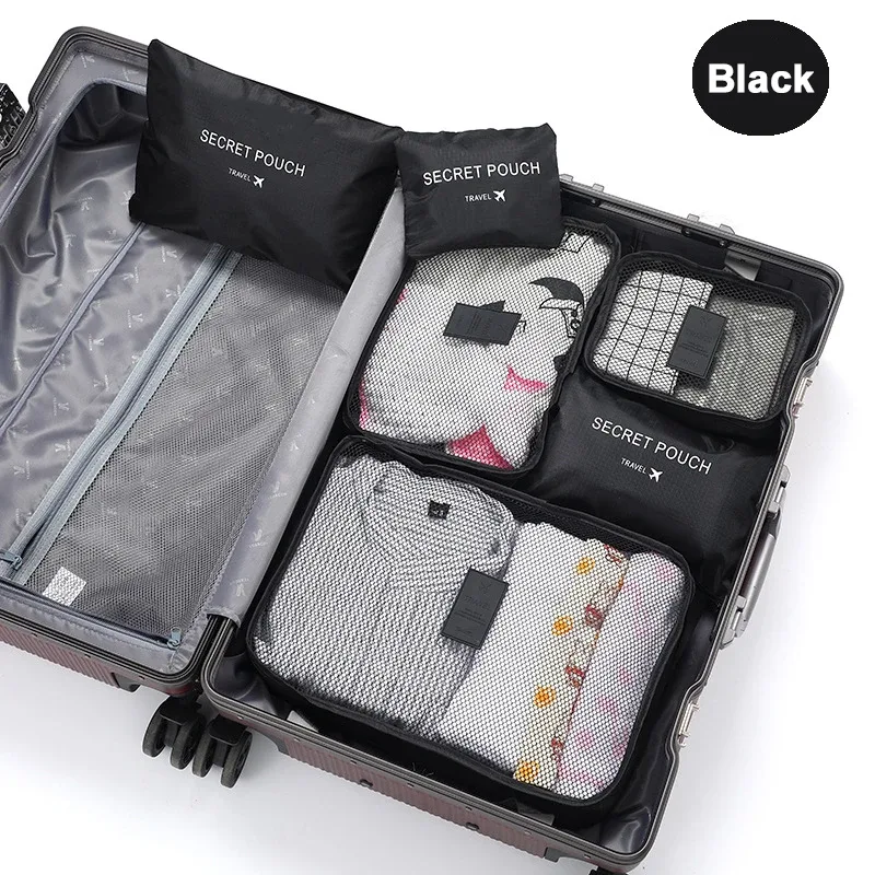 organisateur voyage polyester nylon vert kaki rose noir rouge compartiment chaussures vêtements voyage affaires vacances compact polyvalent durables