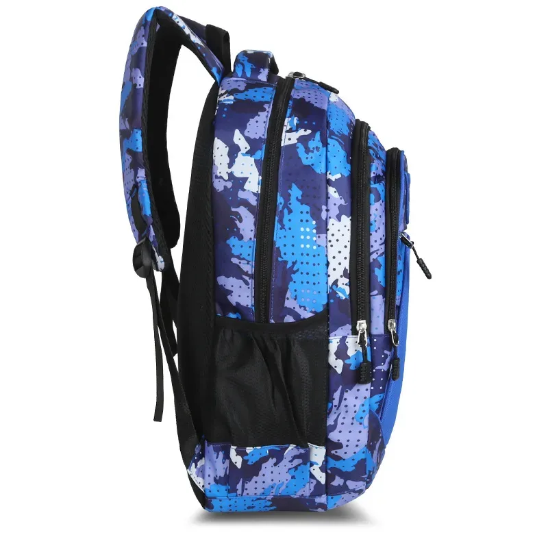 sac à dos d'école primaire pour garçons de la 3e à 6e années, grande capacité, léger, camouflage, colonne vertébrale, double épaule, en vente, 2026