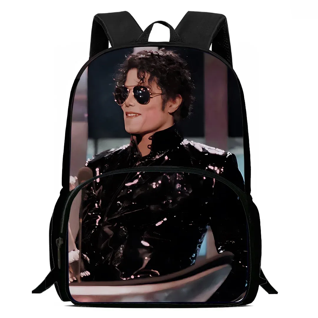 michael jackson enfants sacs à dos garçons et filles étudiant cadeau d'anniversaire enfant sacs d'école grande capacité camping sac à dos durable