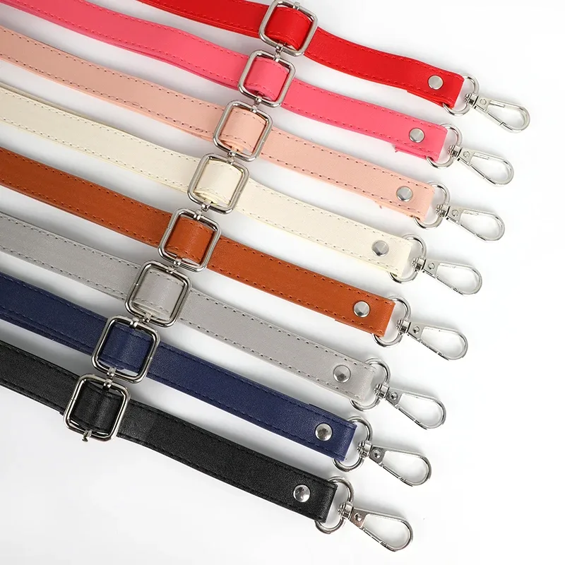 sangle de sac pour mini sac à bandoulière, 130cm, accessoires de ceinture, poignées de couleur unie en pu pour sacs pour femmes, vente en gros