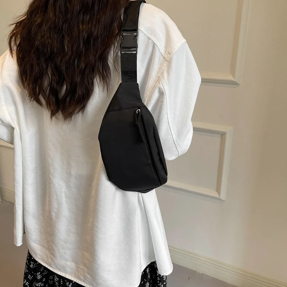 sac banane à bandoulière, sac de poitrine, sac à bandoulière, sac à main à bandoulière, sacs de taille, sports de plein air, voyage, polyvalent, 03/messenger initié