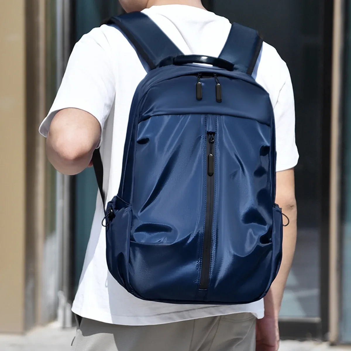 sac à dos de voyage décontracté de grande capacité pour hommes, léger et étanche, pour ordinateur, sac d'école pour étudiants, unisexe