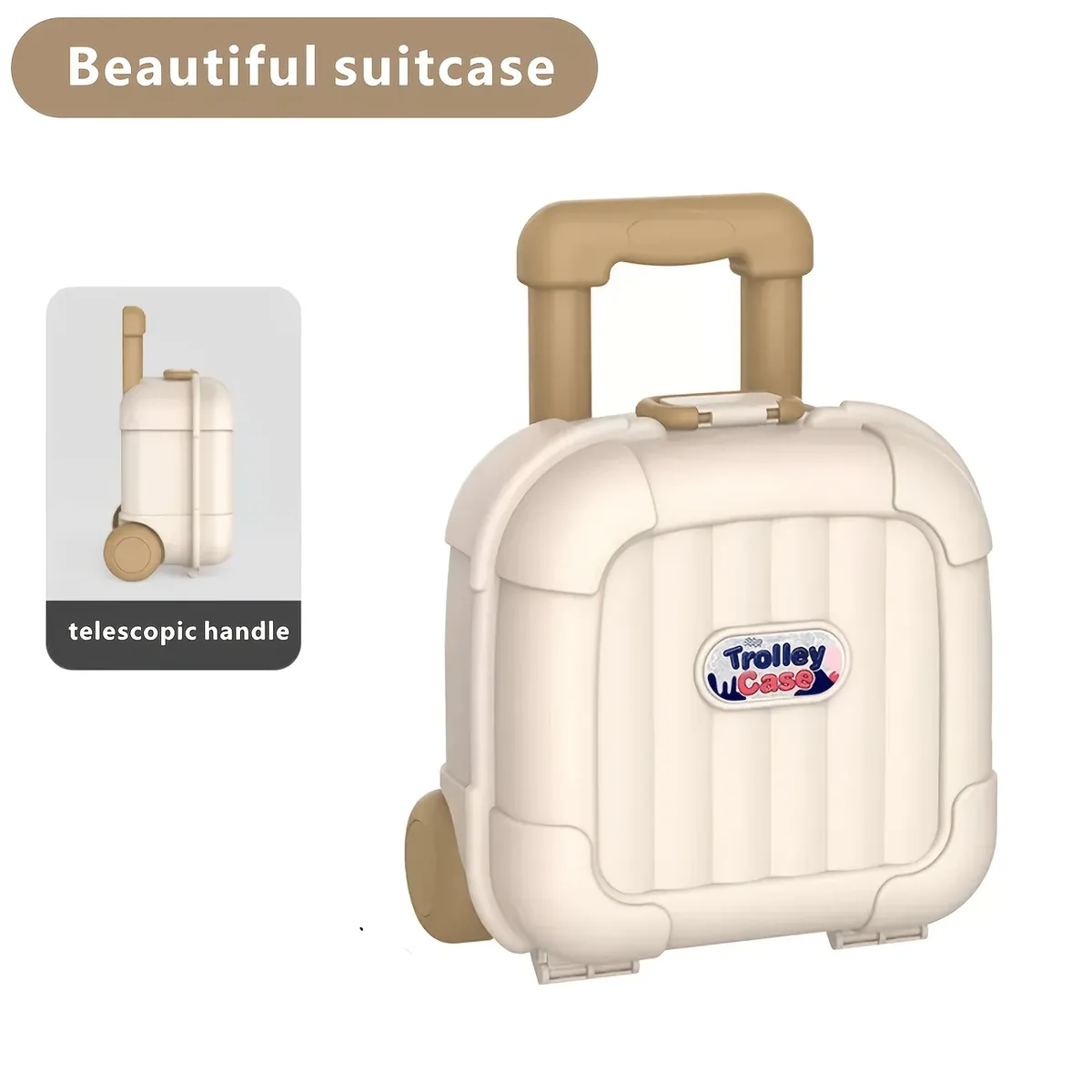 valise compacte et peu encombrante à roulettes universelles, portable pour les amis, les proches, les courts voyages en plein air, étui de transport et de rangement.