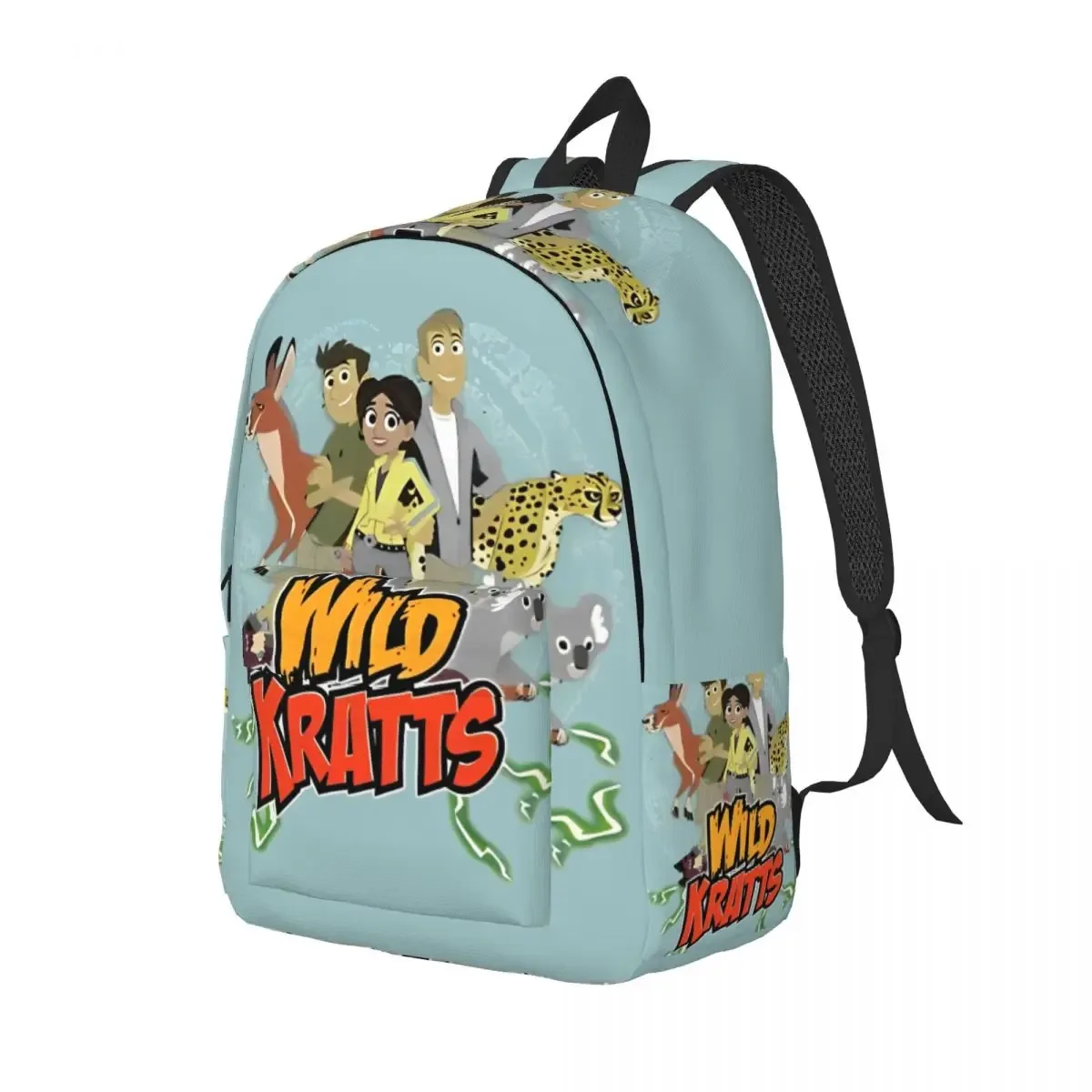 wild kratts sac à dos pour hommes femmes mode étudiant randonnée voyage sac à dos collège sac à bandoulière léger