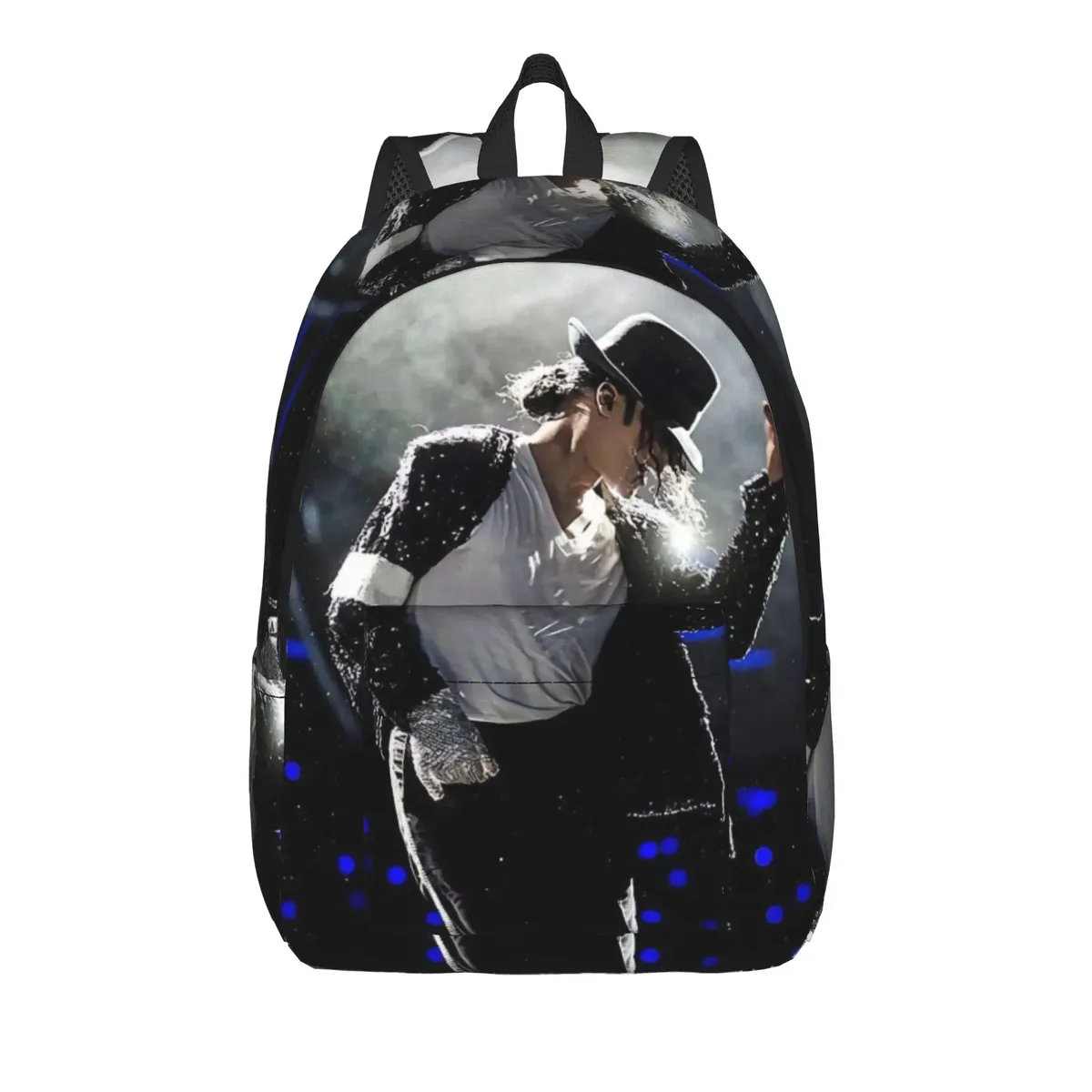 sac à dos michael jacksons musical movie 2026, sac à dos pour lycée et affaires, pour hommes et femmes, sacs en toile pour ordinateur portable