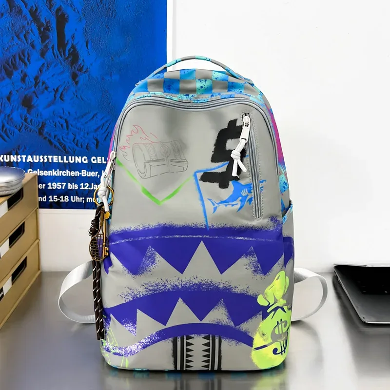 sac à dos décontracté camouflage pour homme, grande capacité, sac à dos pour ordinateur portable tendance, respirant, résistant à l'usure, léger, pour l'école