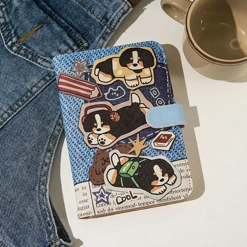 Portefeuille de passeport de dessin animé mignon pour femmes, nouveau porte-documents Portable de voyage, porte-carte avec housse de protection