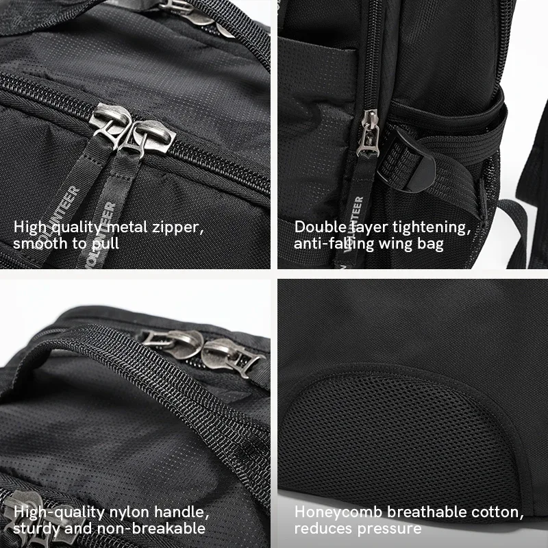 volunteer sac à dos pour ordinateur portable pour hommes affaires collège école ordinateur sac voyage randonnée escalade sac à dos hommes sacs à dos 1829-07