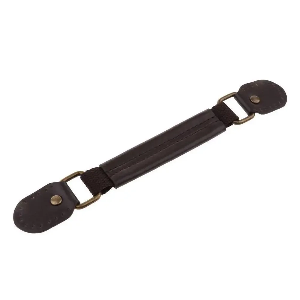 sangle en cuir pu côtelé pour sacs de remplacement, poignée de sac, accessoires de bagage, poignée de valise, mode, maison, 23.5cm