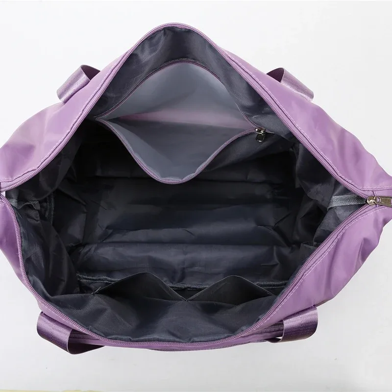 sac de voyage pliable, extensible, grande capacité, sacs de sport en nylon, étanche, double couche, fermeture éclair, sac à main, organisateur de bagages, fourre-tout, nouveau