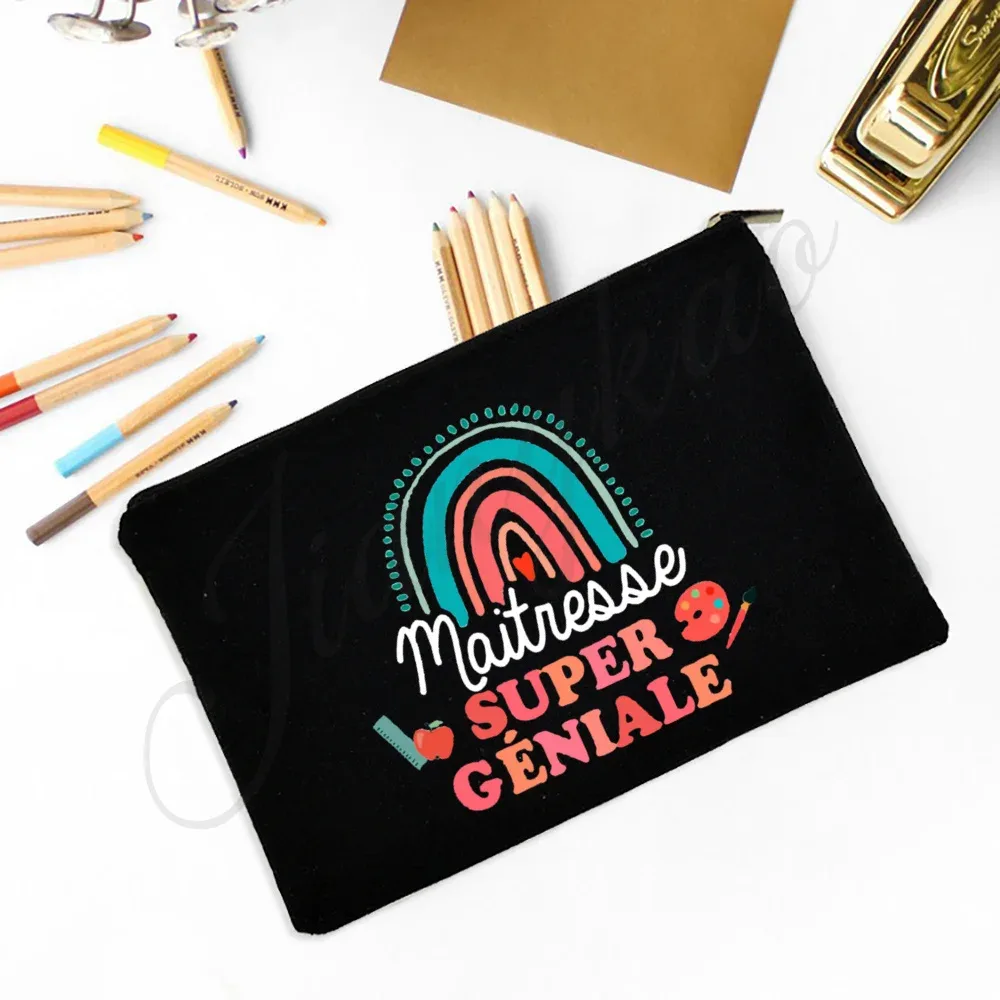 un merveilleux professeur difficile à trouver difficile à laisser impossible pour oublier un sac à crayons imprimé trousse de toilette de maquillage cadeau pour les enseignants