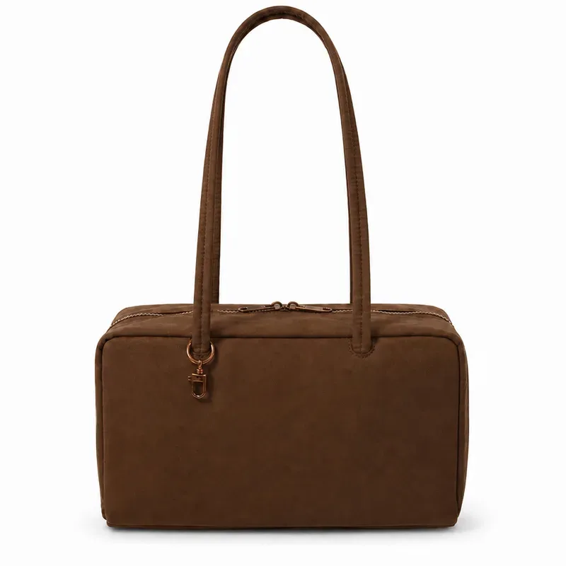sac à bandoulière carré en nylon, sac à main en toile grande capacité, sac fourre-tout léger à fermeture éclair, sac de rangement pour les trajets quotidiens, les voyages, la gym, cadeau