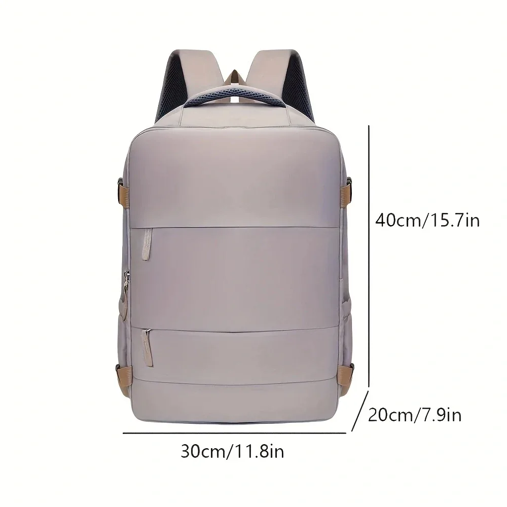 sac à dos de voyage polyvalent, 180 ° sac de voyage extensible, sac à compartiment pour ordinateur portable pour les voyages d'affaires et de loisirs