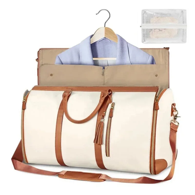 sac de voyage convertible 2-en-1 buylor, sac de rangement pliable pour vêtements, sac transformable pour homme et femme, sac à dos bandoulière