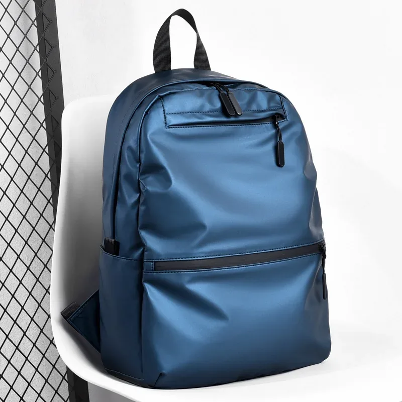 sac à dos de luxe pour hommes, simple, étanche, pour voyage en plein air, étudiant, haut de gamme, léger, grande capacité, ordinateur