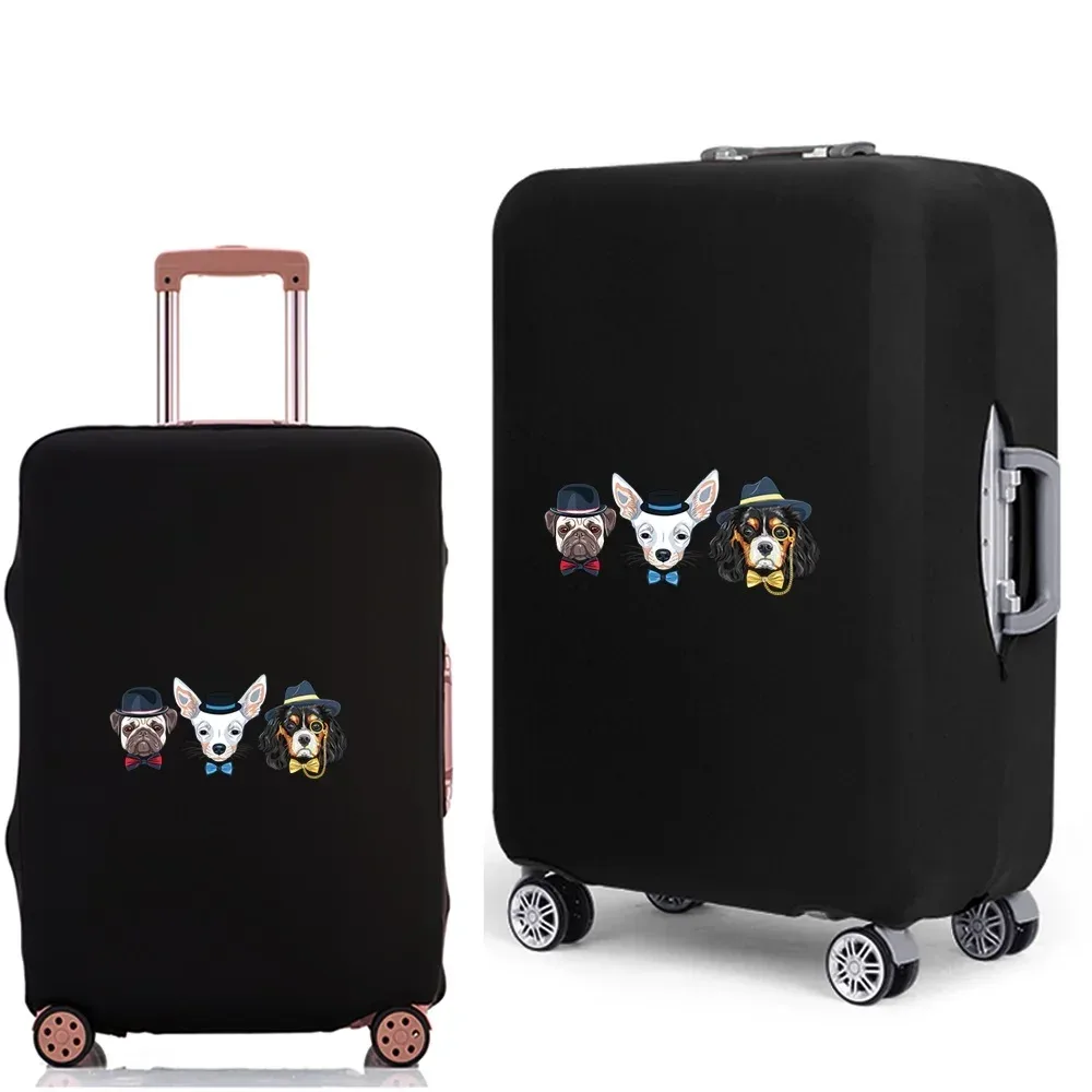 juste de protection élastique pour bagages de voyage, étui épais, housse anti-poussière, nouveau motif de chien, appliquer 18-28, 2022
