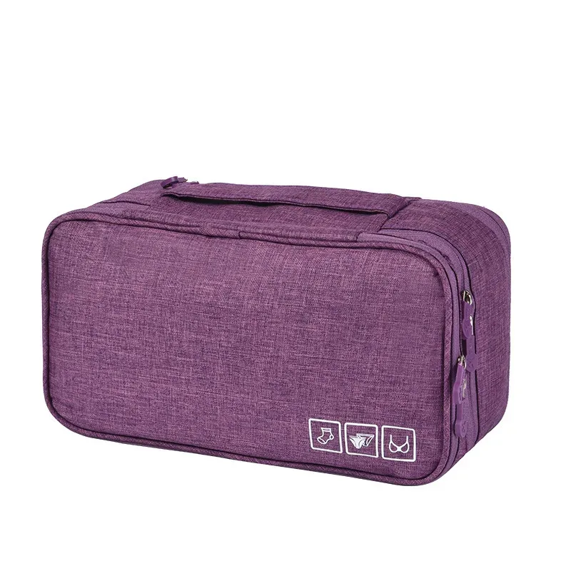 organisateur d'emballage de voyage, 1 pièce, sac de rangement léger à fermeture éclair pour sous-vêtements chaussettes accessoires pour bagages et valises sac de voyage