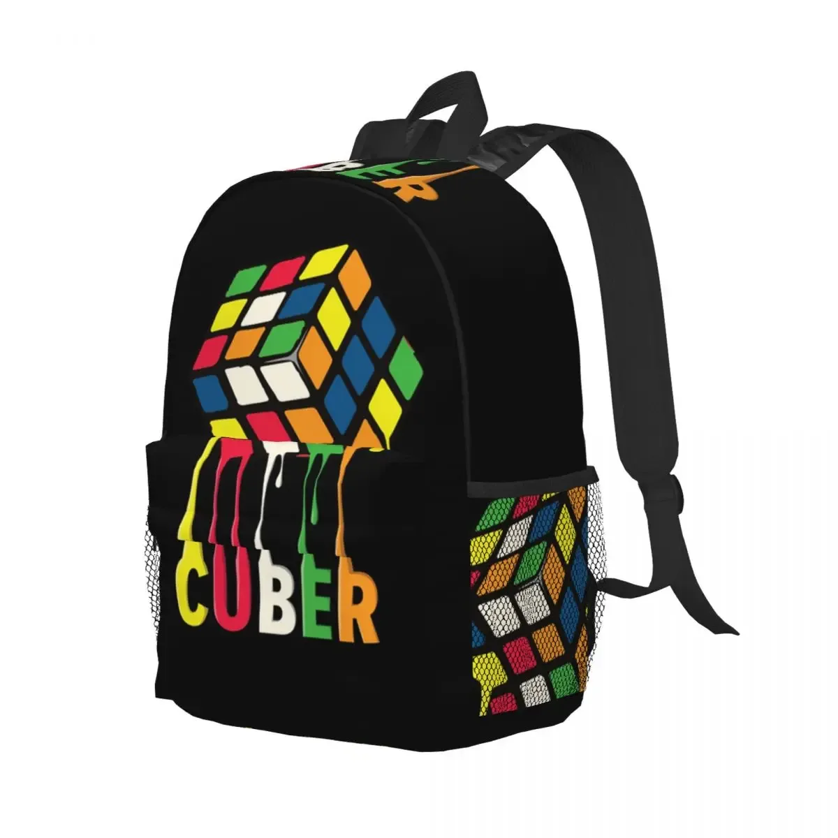 rubix rubiks rubics sac à dos étudiant garçons filles bookbag enfants sac d'école ordinateur portable sacs à bandoulière pour hommes femmes