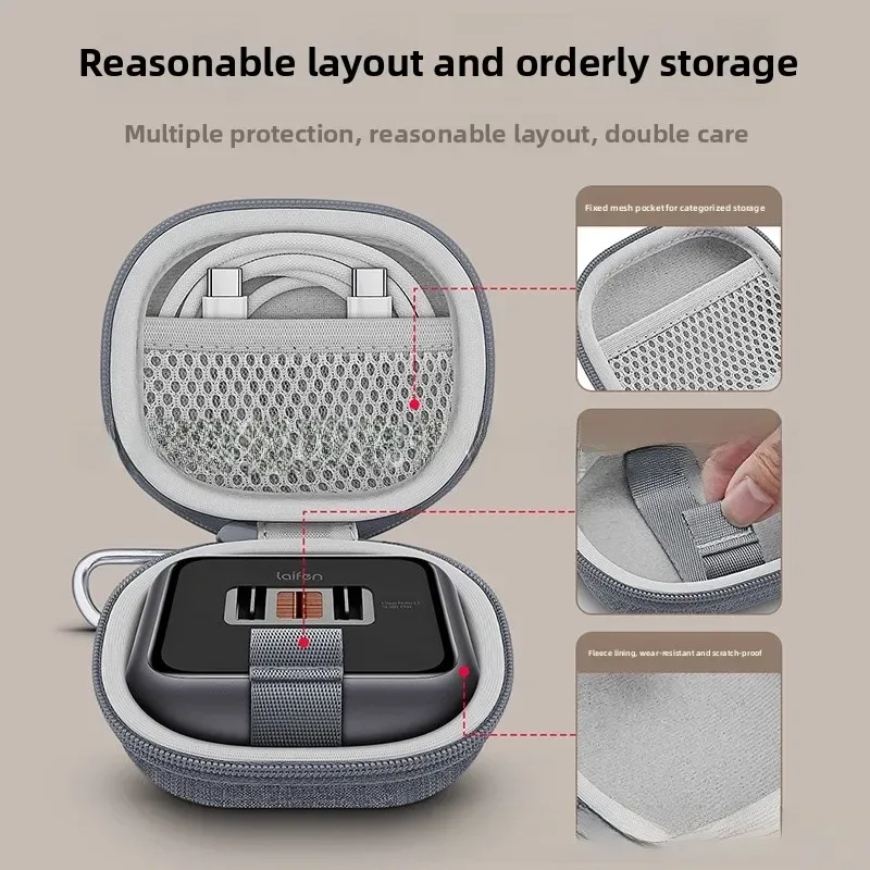 sac de rangement rigide pour rasoir électrique laifen p3pro, boîte à rasoir pour homme, sac d'emballage en matériau composite pour accessoires de rasage