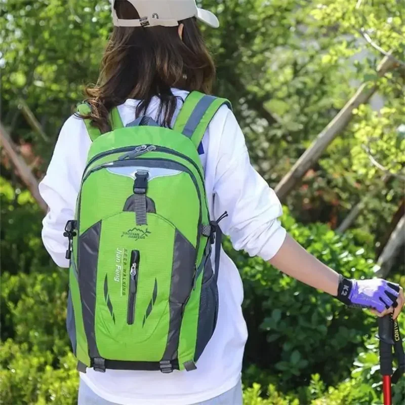 grand sac à dos imperméable 40l, sac de camping, randonnée, marche, voyage en plein air, sac à dos durable en nylon