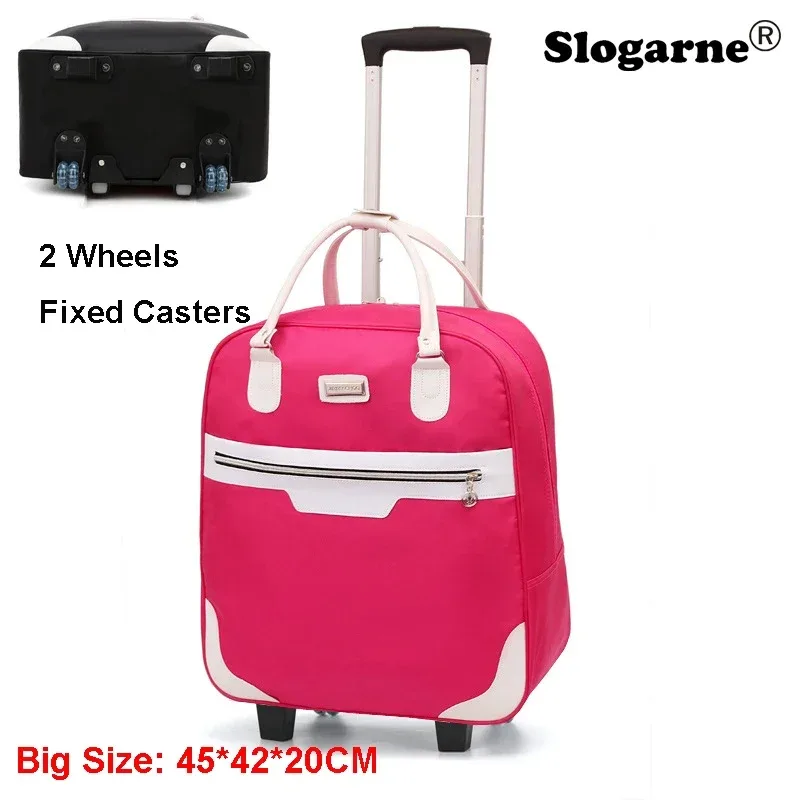 mode bagages roulants femmes 4 roues spinner voyage sacs hommes voyage d'affaires sacs oxford valise étanche chariot bagages