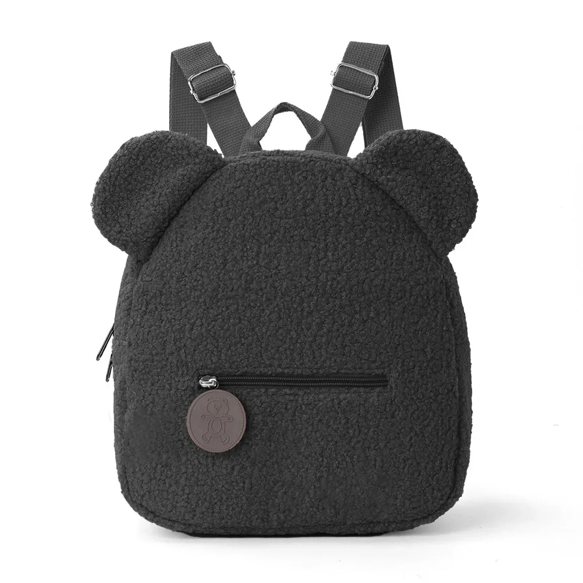mode coupe jeune femme en peluche sac à dos 2025 nouvelle mode décontracté oreille ours dessin animé enfants sac à dos en plein air mini sacs