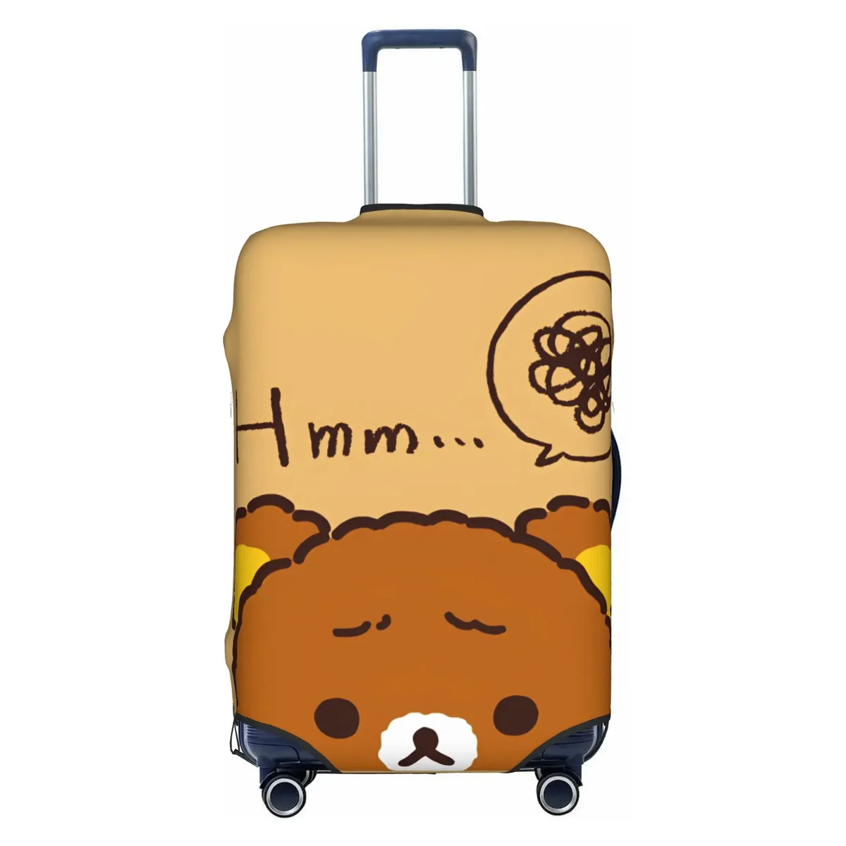 housse de bagage de voyage personnalisée r-rilakkumas, housse de protection élastique pour valise à motif de dessin animé, convient aux valises de 18 à 32 pouces