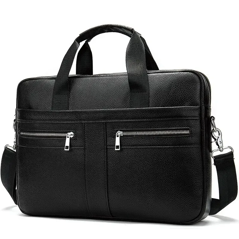 westal sac pour hommes en cuir véritable hommes porte-documents pour ordinateur portable 14 messager hommes sac en cuir portefeuille d'affaires pour document a4 7022
