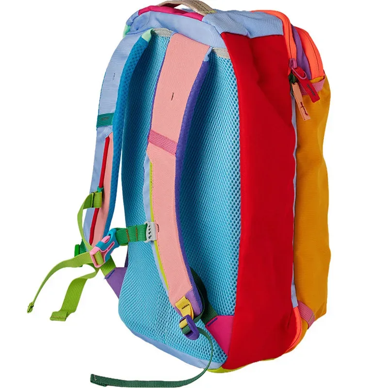 sac à dos en nylon de grande capacité, sac d'école pour étudiants, sac à bandoulière double pour voyage et déplacements quotidiens, léger avec sangle rembourrée souple