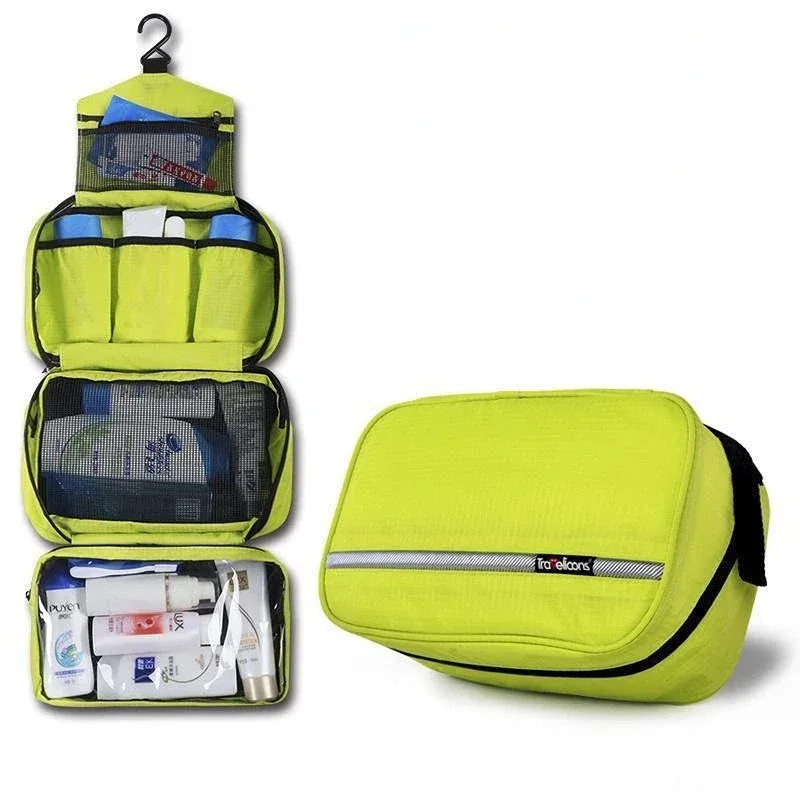 grandes trousses à cosmétiques étanches pour hommes, trousse de toilette pour hommes, trousse de toilette pliable, trousse de maquillage, trousse de toilette de voyage