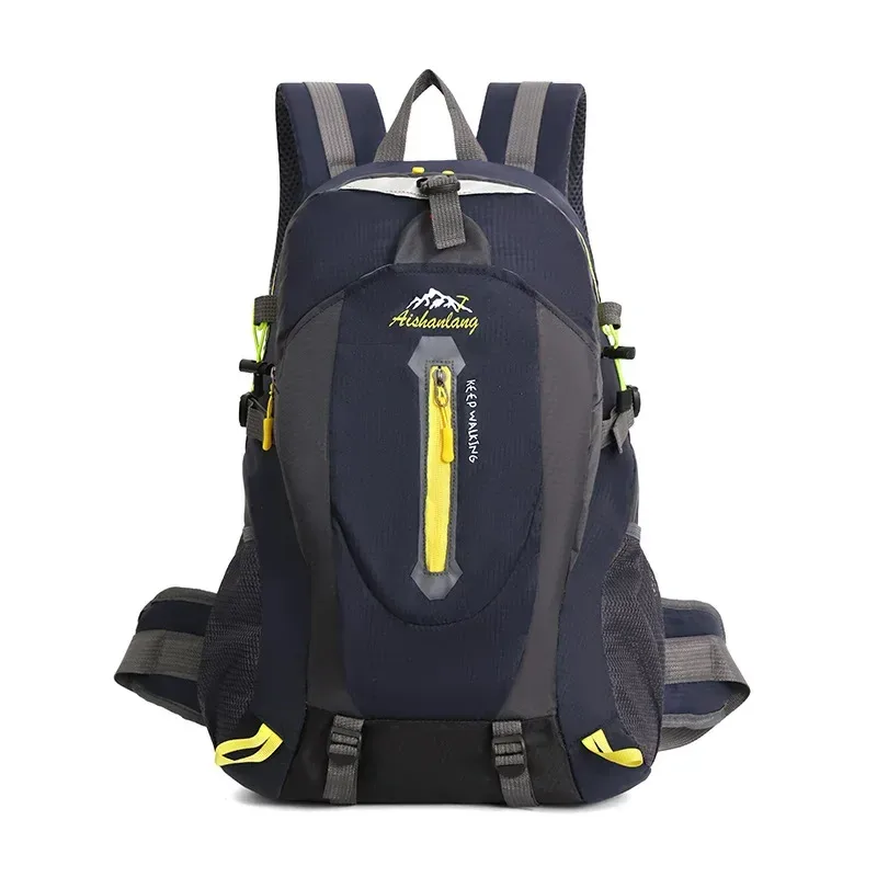 sac à dos à double épaule pour hommes, grande capacité, sac d'alpinisme en plein air, sac à bagages de loisirs, cartable de sport tendance