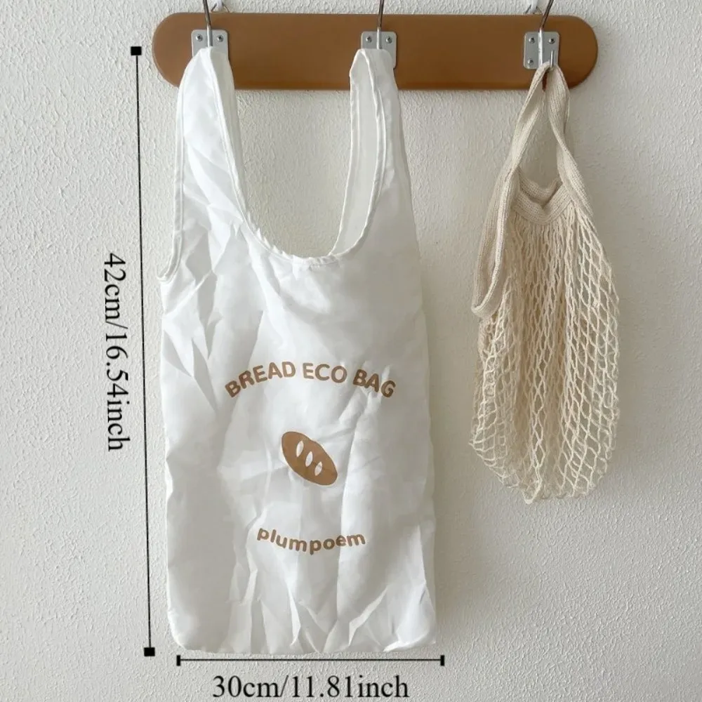 sac de shopping pliable en nylon créatif, sac de rangement réutilisable, sac écologique à motif de dessin animé, sac fourre-tout imperméable, sac à bandoulière de voyage