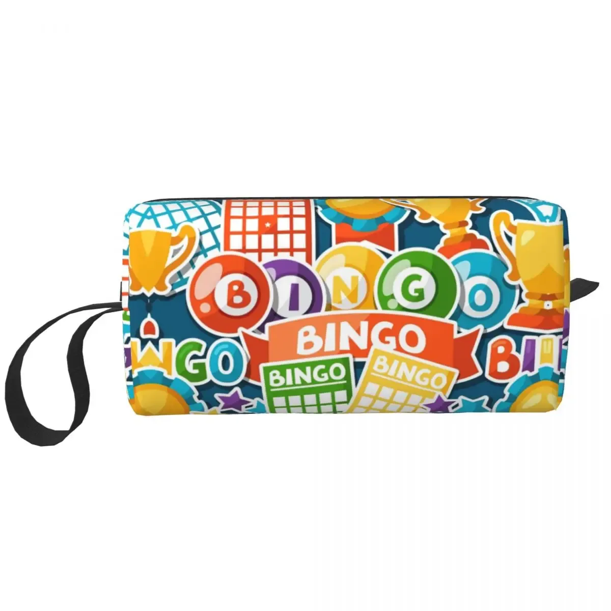 trousse de toilette personnalisée, trousse de voyage, bingo iktoilette, papier kawaii, jeu de maquillage, cosmétique, boîte de rangement de miles pour femme